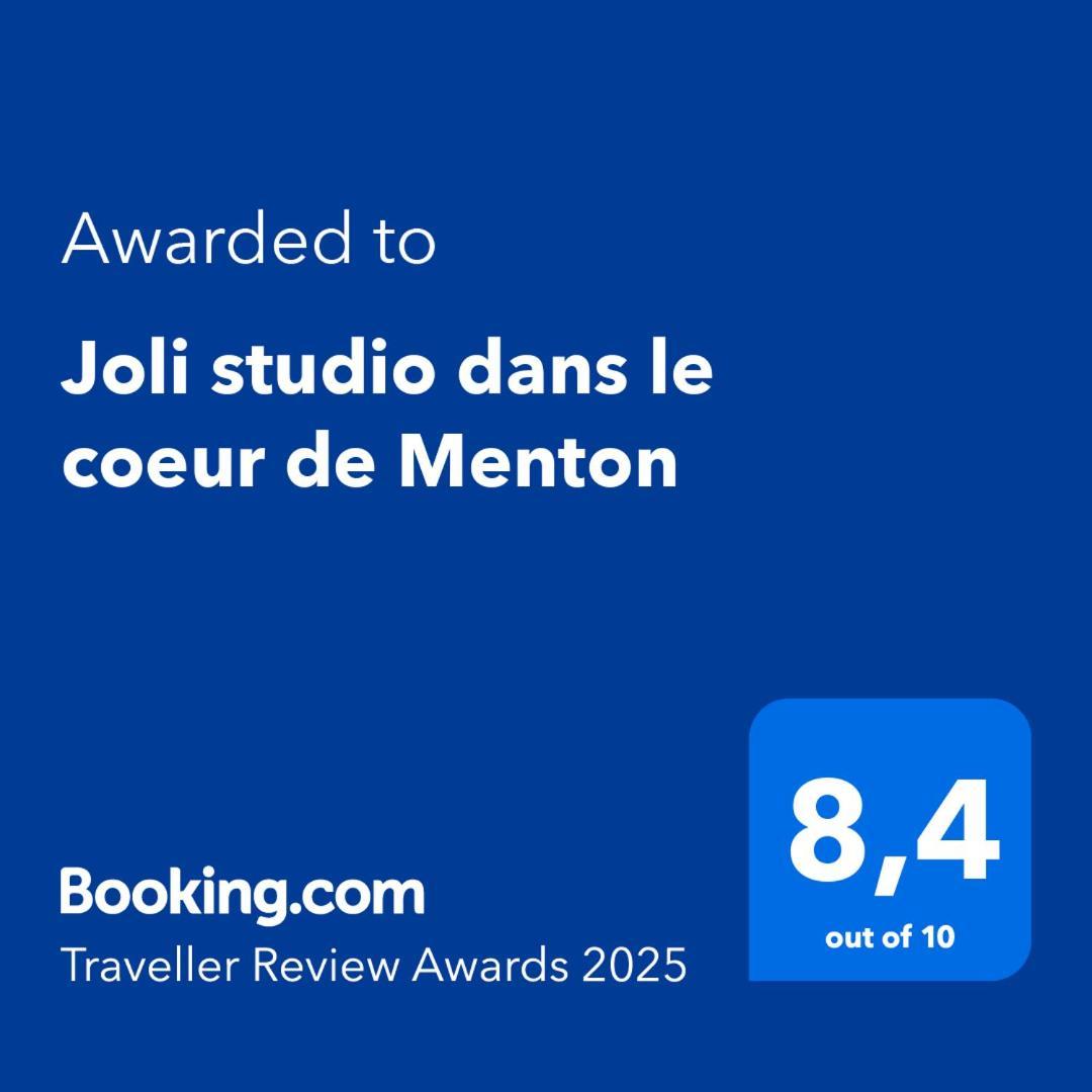 Joli Studio Dans Le Coeur De Menton Dış mekan fotoğraf